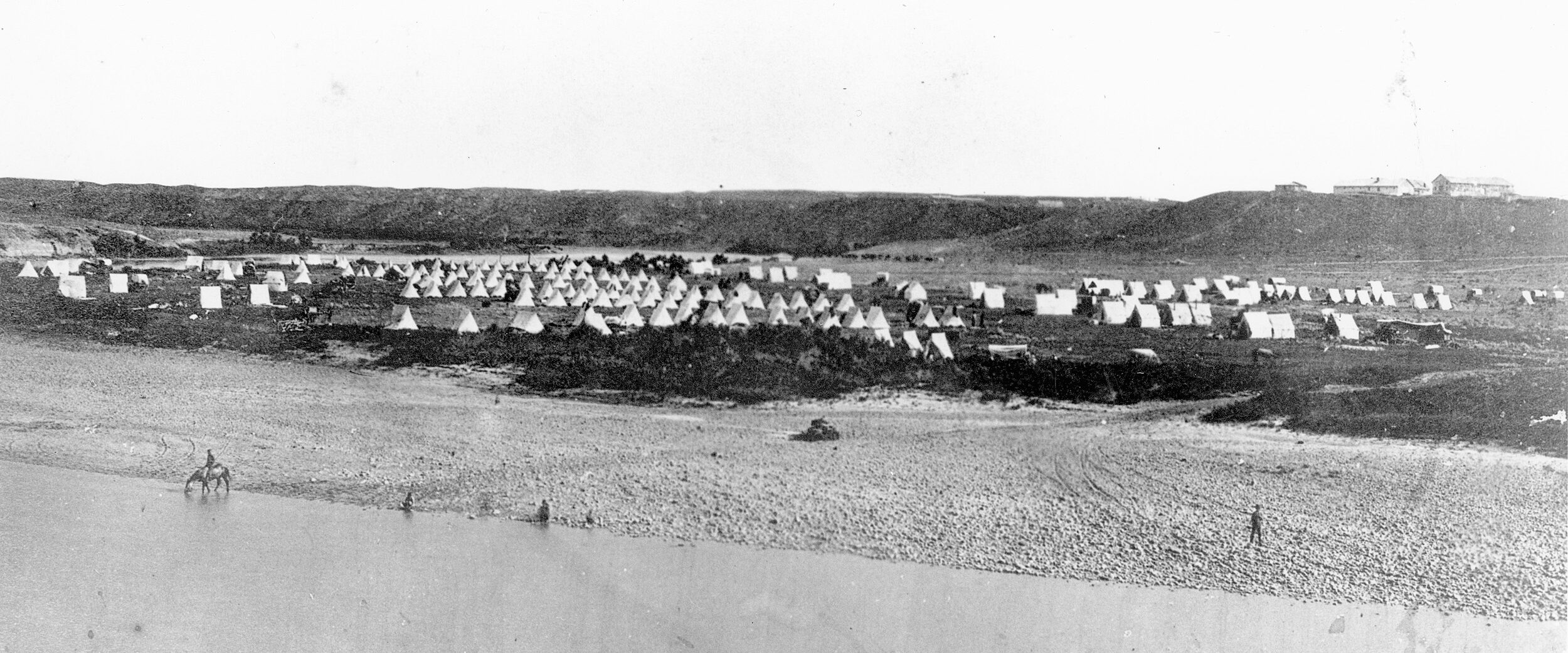 General Cook’s camp at Fort Fetterman.