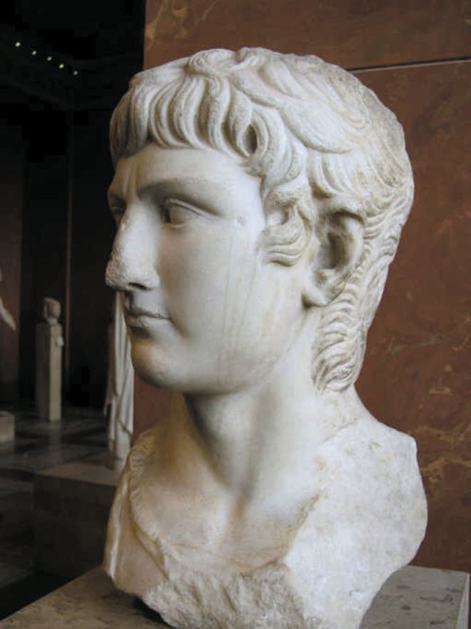 Germanicus Caesar. The marble bust is in the Louvre. 