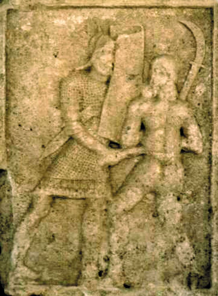 Relief from monuments at Adamklissi, Romania, provides an accurate view of equipment worn by Roman legionaries during campaigns.