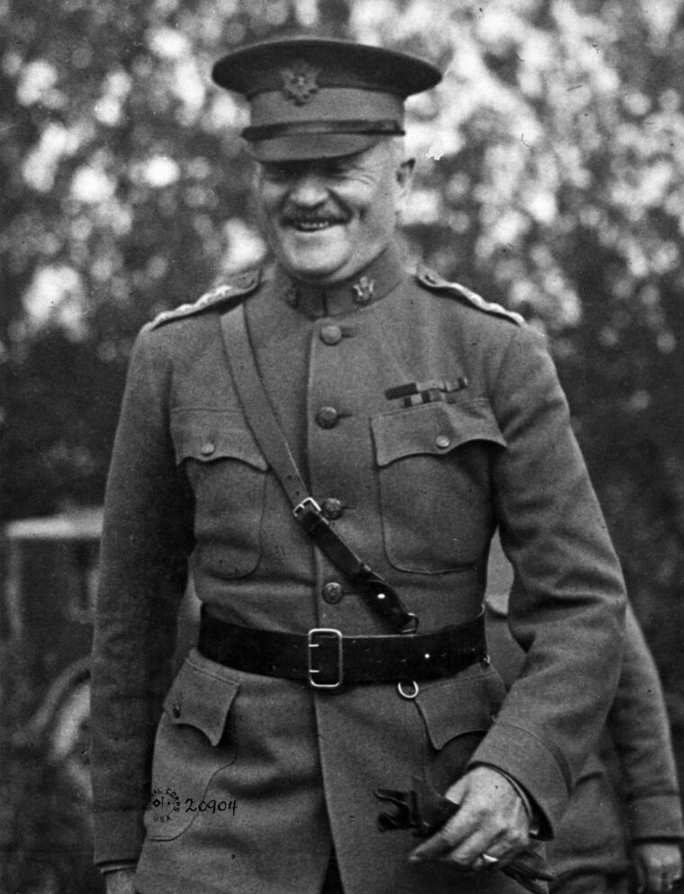 General John J. Pershing, commander-in-chief of the AEF.