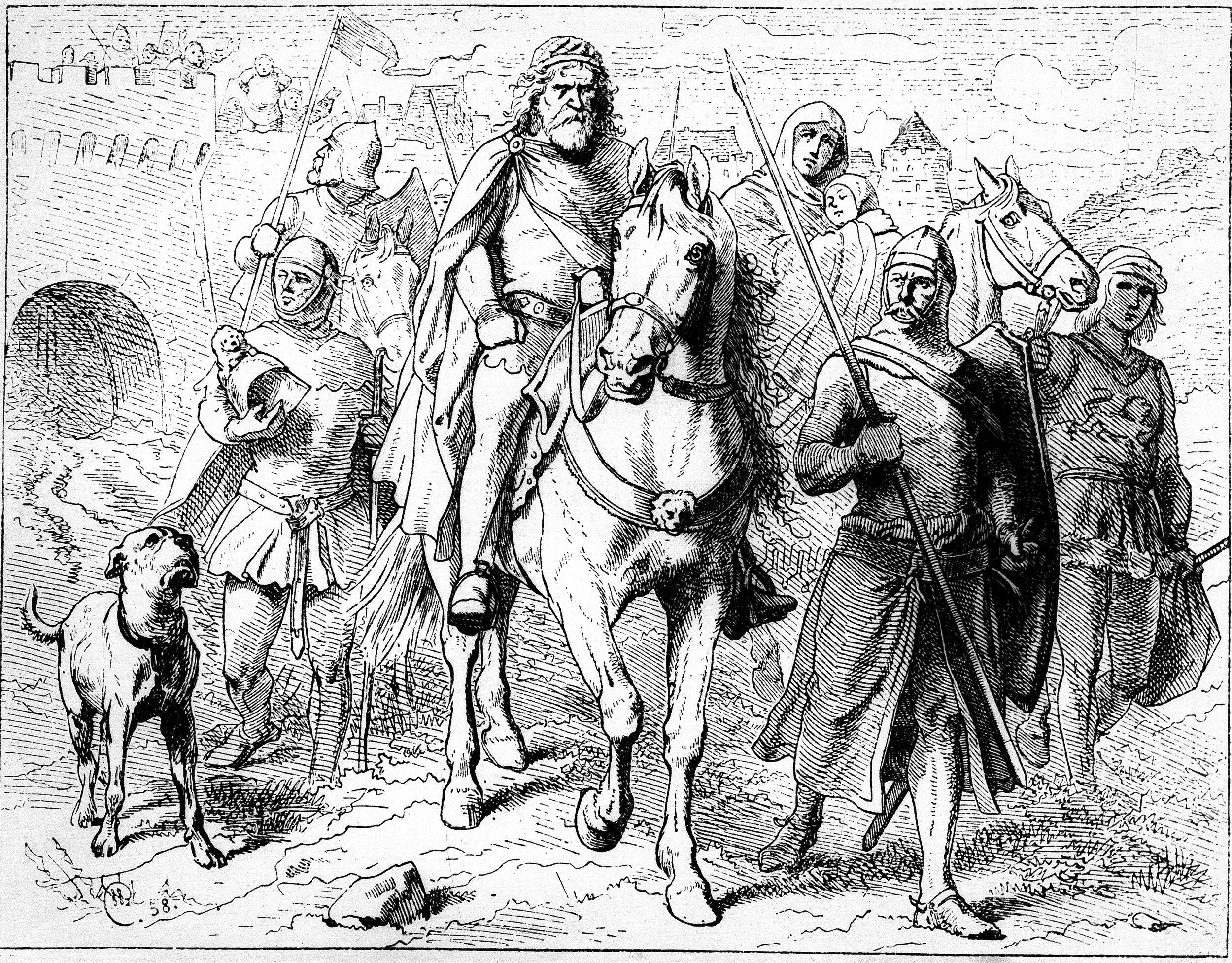 German knight Heinrich der Lowe, or Henry the Lion, was a cousin and supporter of Frederick Barbarossa, the Holy Roman emperor in the late 12th century.