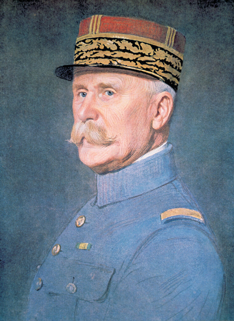 French General Henri Philippe Pétain led the initial defense of the Verdun region with inspired logistical work.