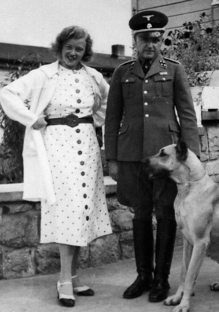 Otto Koch and his wife, Ilse, the infamous couple that presided over much of the death and misery at Buchenwald, posed in this photograph in 1937.