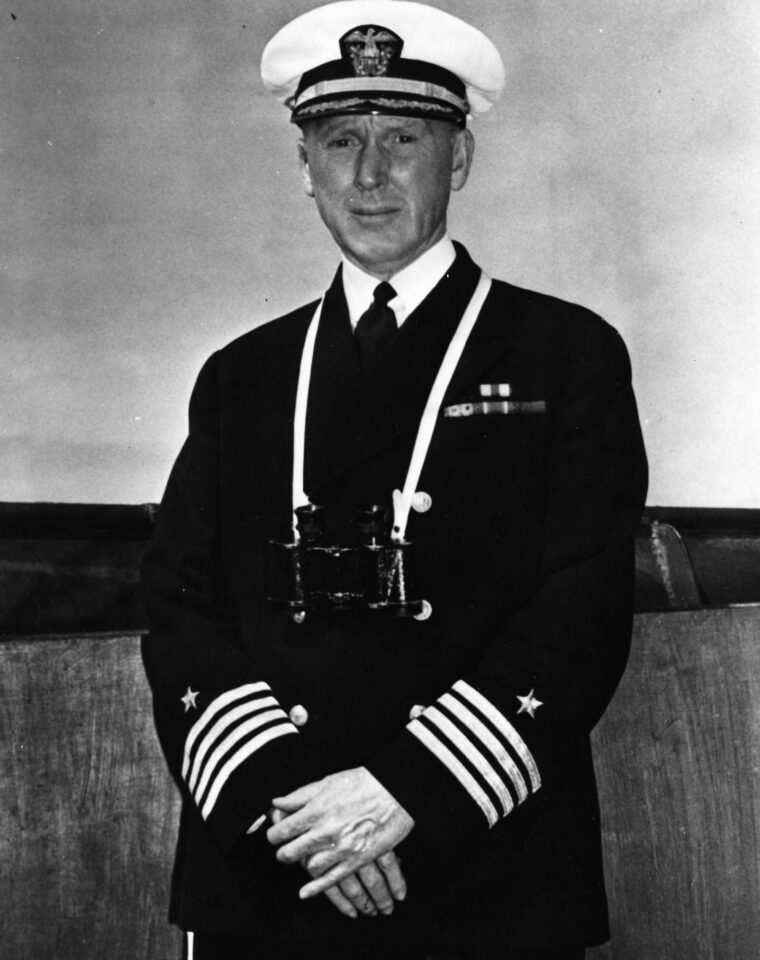 Rear Admiral Norman Scott was killed during the battle while on the bridge of the cruiser USS Atlanta. (All photos: National Archives)