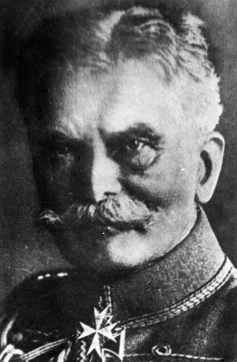 General Eberhard von Mackensen commanded the German 1st Panzer Army during the hard fighting on the Eastern Front in 1942.