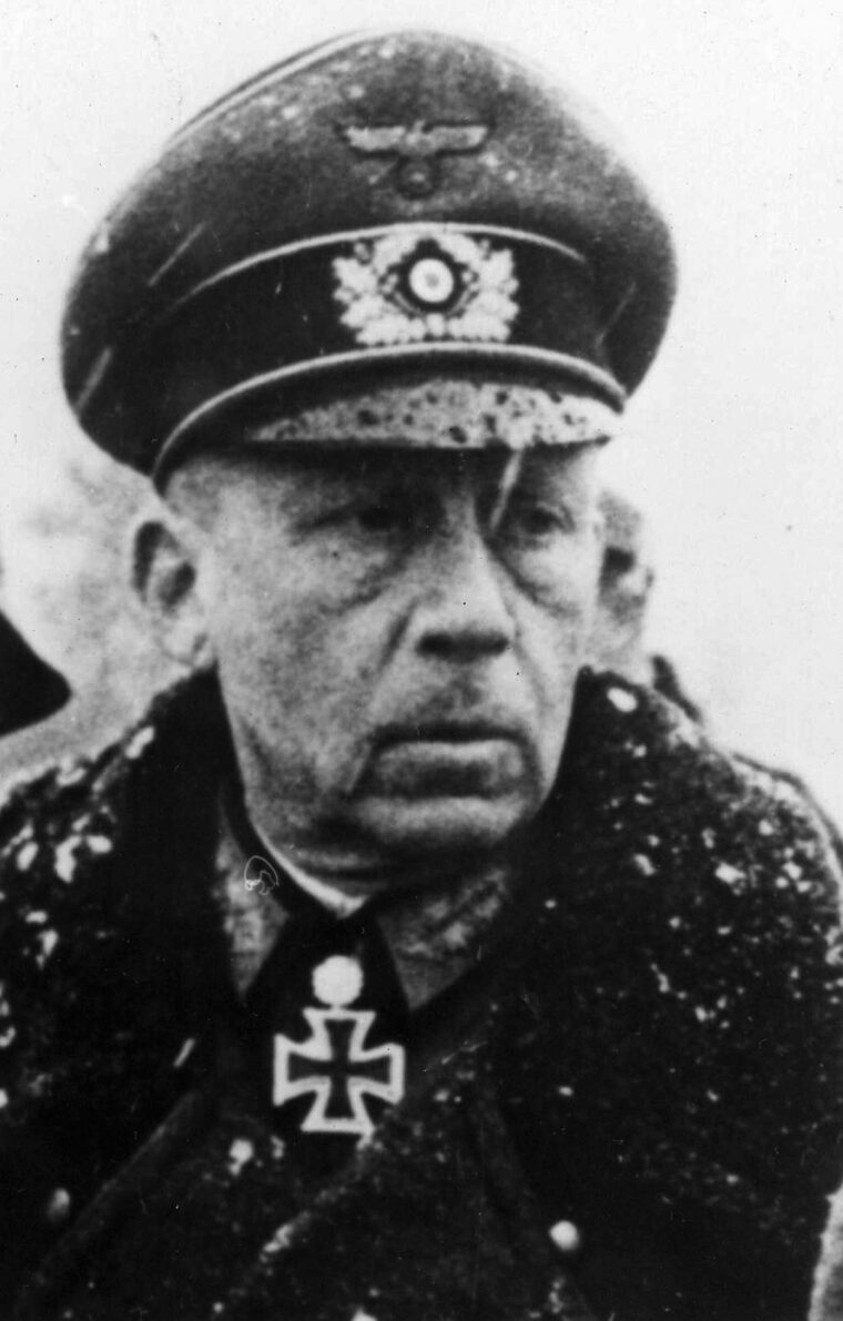 General Sigfrid Henrici commanded the German XL Panzer Corps during Operation Gallop. 