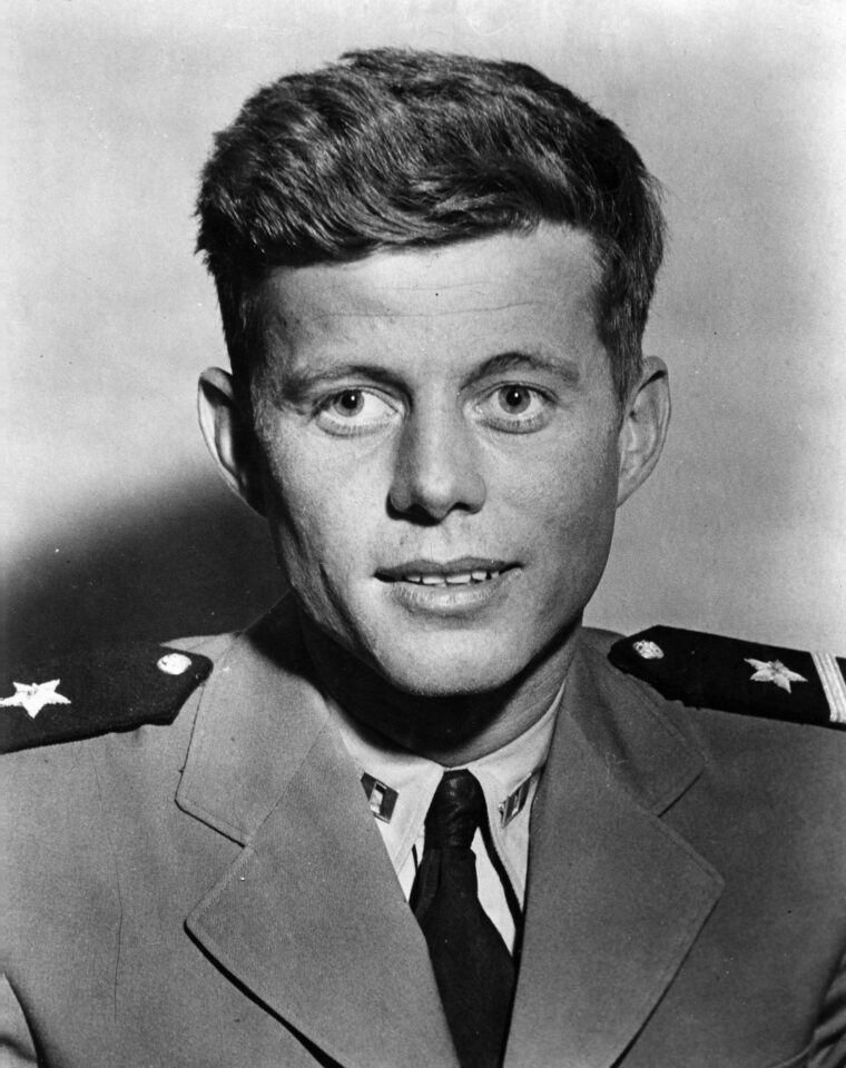 While a young U.S. Navy lieutenant stationed in Washington, D.C., John F. Kennedy was reportedly carrying on a torrid love affair with the married Inga Arvad.