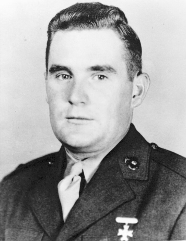 Lieutenant John V. Power of the U.S. Marine Corps displayed tremendous heroism and was awarded the Medal of Honor posthumously for action in the Marshall Islands in 1944.