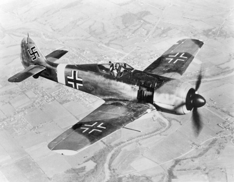 The Focke-Wulf Fw-190 fighter was a high-performance interceptor that took a heavy toll against Allied bombers sent to destroy the industrial infrastructure of the Third Reich.