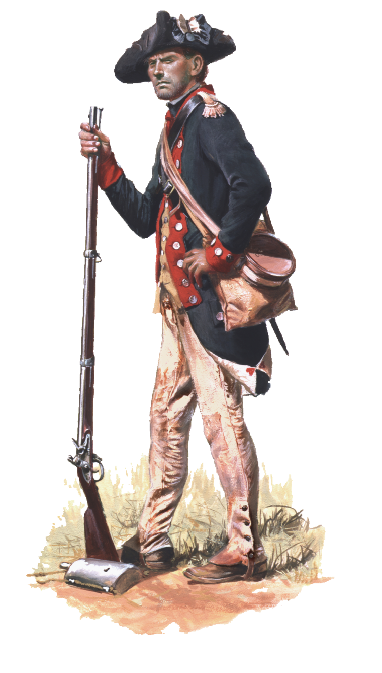 A veteran sergeant in the Continental Army. Painting by Don Troiani.