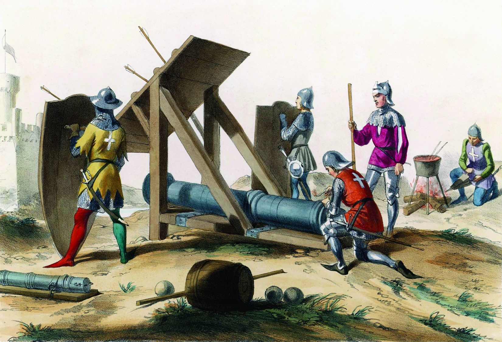 French cannons developed by the brothers Jean and Gaspard Bureau turned the tide in the Hundred Years’ War. The guns were decisive at Formigny.