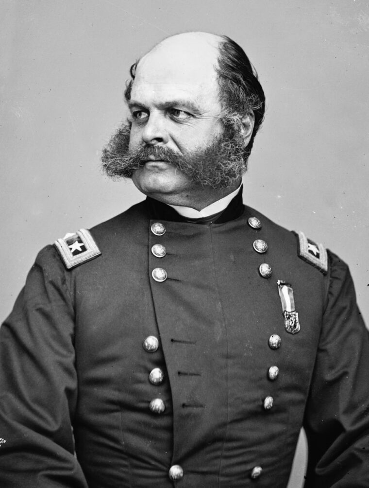 Major General Ambrose E. Burnside.