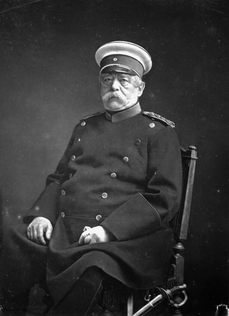 Chancellor Otto von Bismarck.