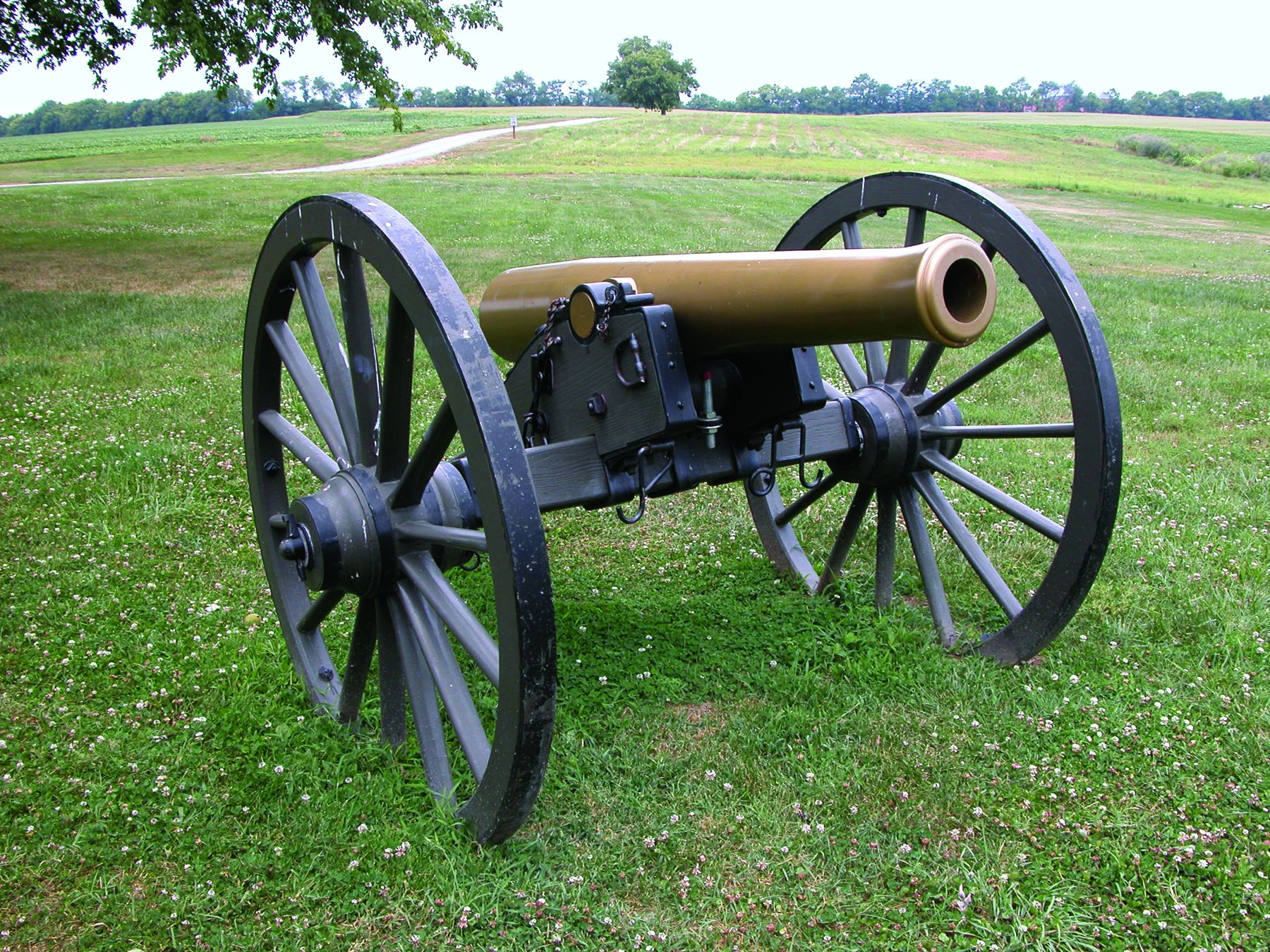 A 12-pounder Napoleon at the Best Farm, Monocacy National Battlefield, Maryland.