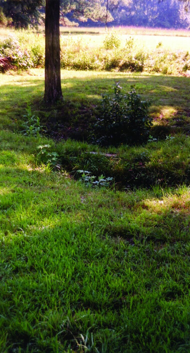 The rebels had an idea of what the miners were up to. These two holes were made by Confederates who countermined in an attempt to head off the diggers’ efforts.