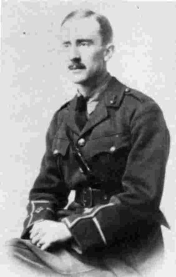 J.R.R. Tolkien as a signal officer.
