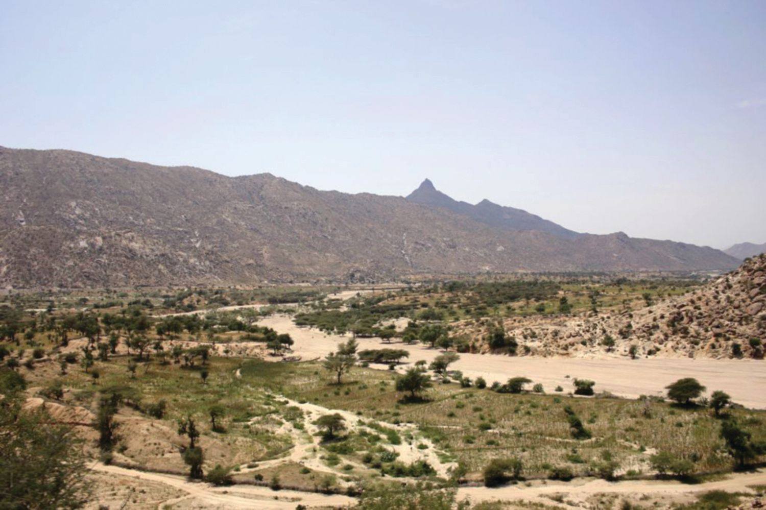 This modern photo of the battleground at Keren displays the harsh climate and difficult terrain that both sides encountered during the prolonged and decisive engagement there in 1940.