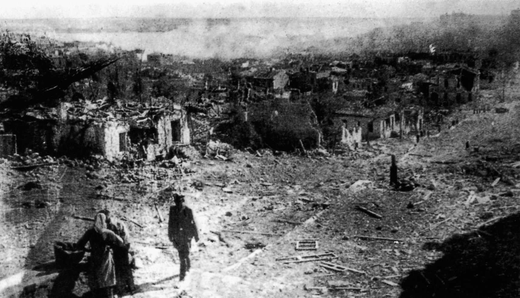 The Germans took control of Sevastopol on July 1, 1942 after heavy bombardments reduced the city to little more than a pile of rubble. 