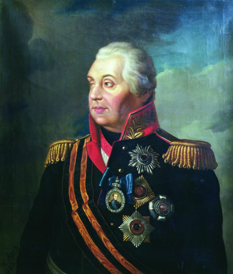 General Mikhail Kutusov, as prince of Smolensk, in 1813. 