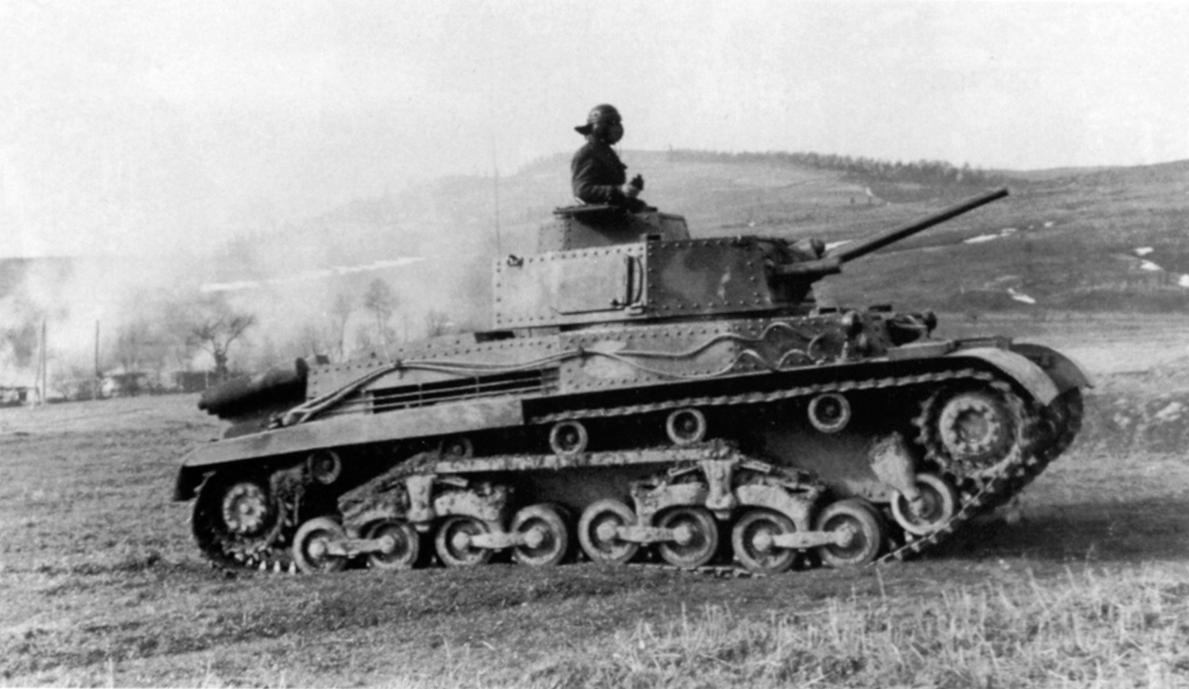 The Hungarian-made Turan I was a 16-ton medium tank whose construction was based on a design from the Skoda Works in Czechoslovakia. Later in the war, its firepower would be considered negligible in clashes between armored units. 