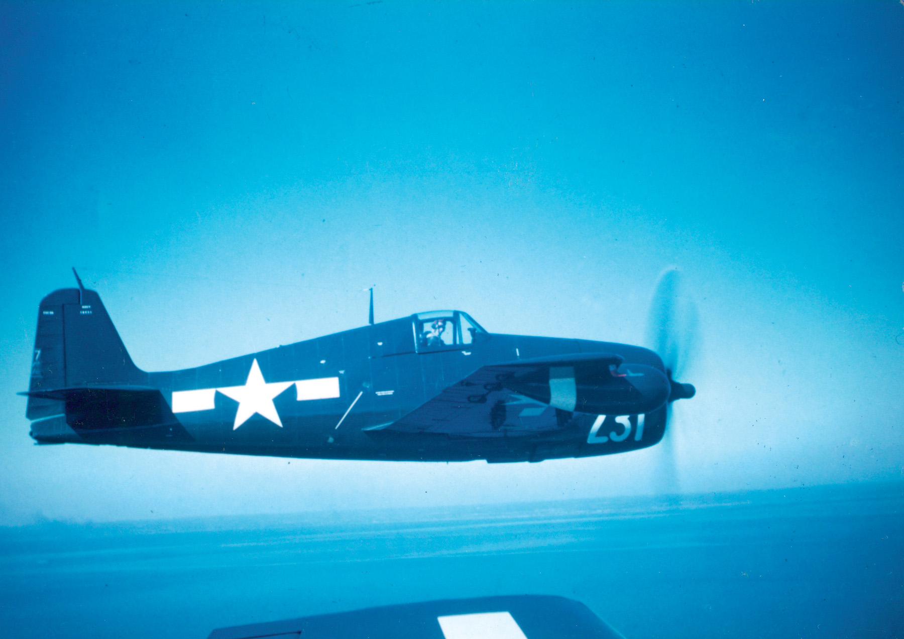 The F6F Hellcat was heavier than the Zero and could match it in most categories. Its .50-caliber machine guns could shred the Zero’s light armor in combat.