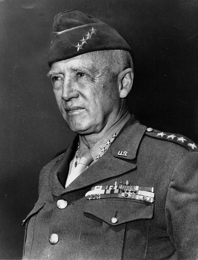 Patton as a four-star general.