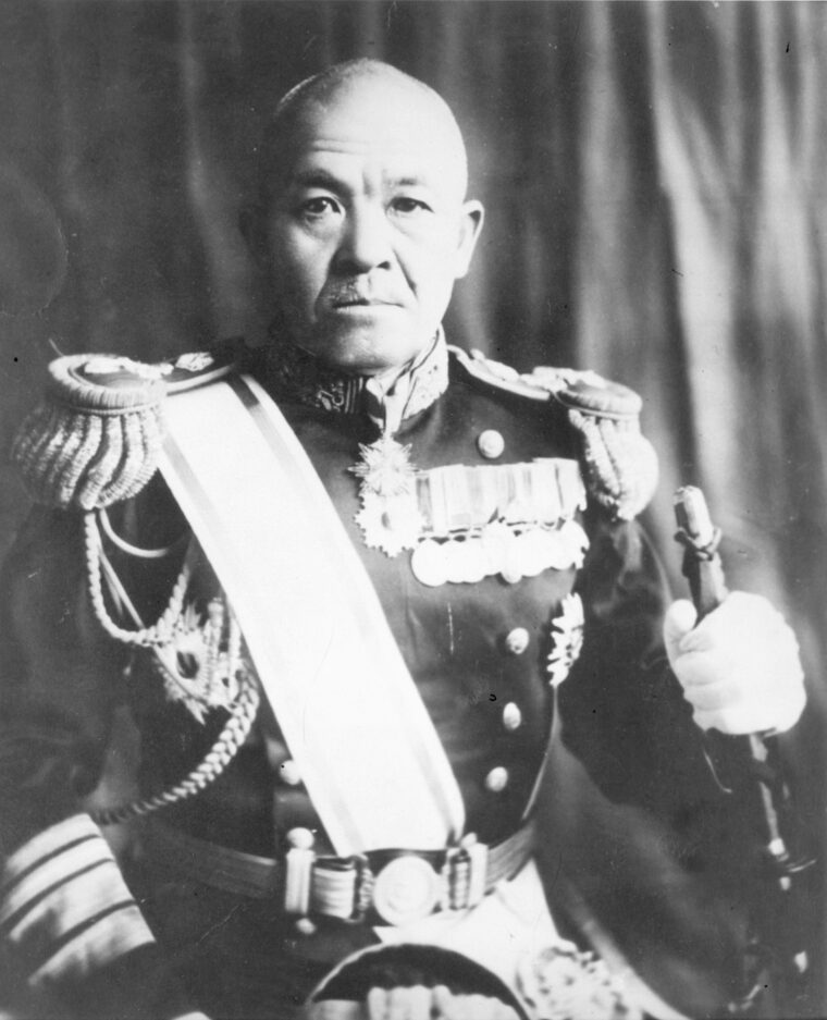 Admiral Chuichi Nagumo led the Japanese carrier force to disaster at Midway.