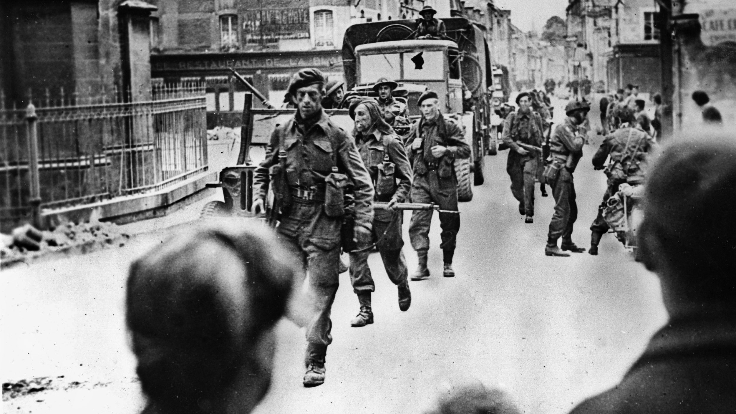 The first commando raid in the d-day zone. 