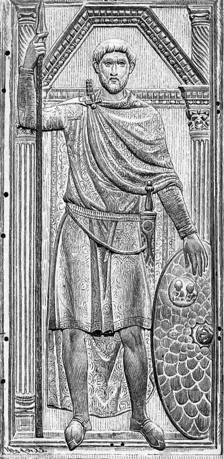 Flavius Aetius, the Roman commander at Chalons, epitomized the marshal spirit of the Western Romans and is remembered as the “last of the true Romans.”