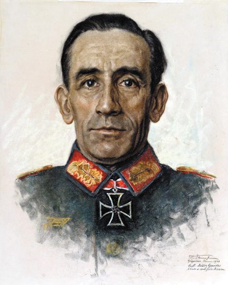 General August Munos Grandes commanded the Spanish Blue Division.