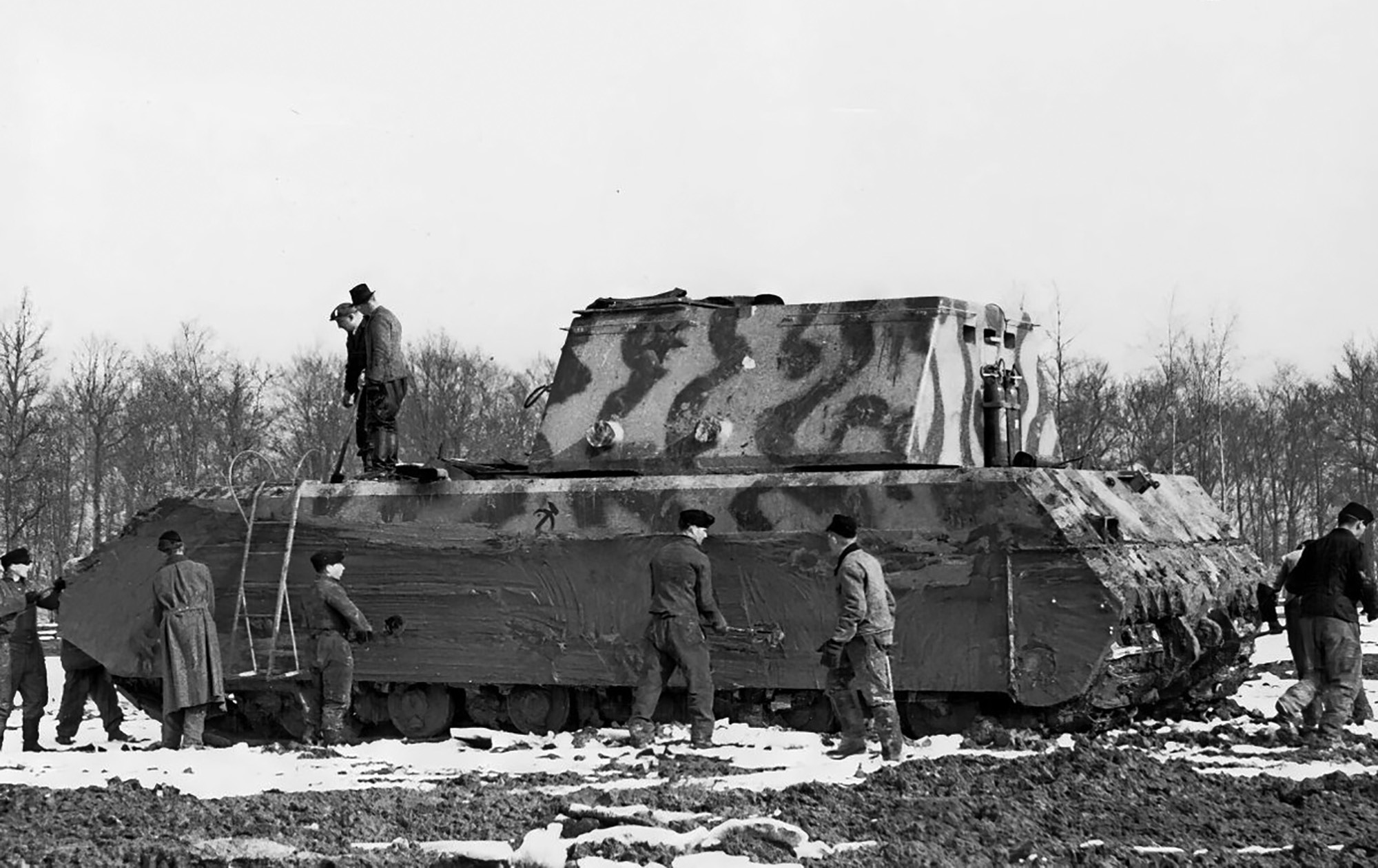 Фото мауса. Немецкий танк Maus. Танк Маус 1945. Танк третьего рейха - 