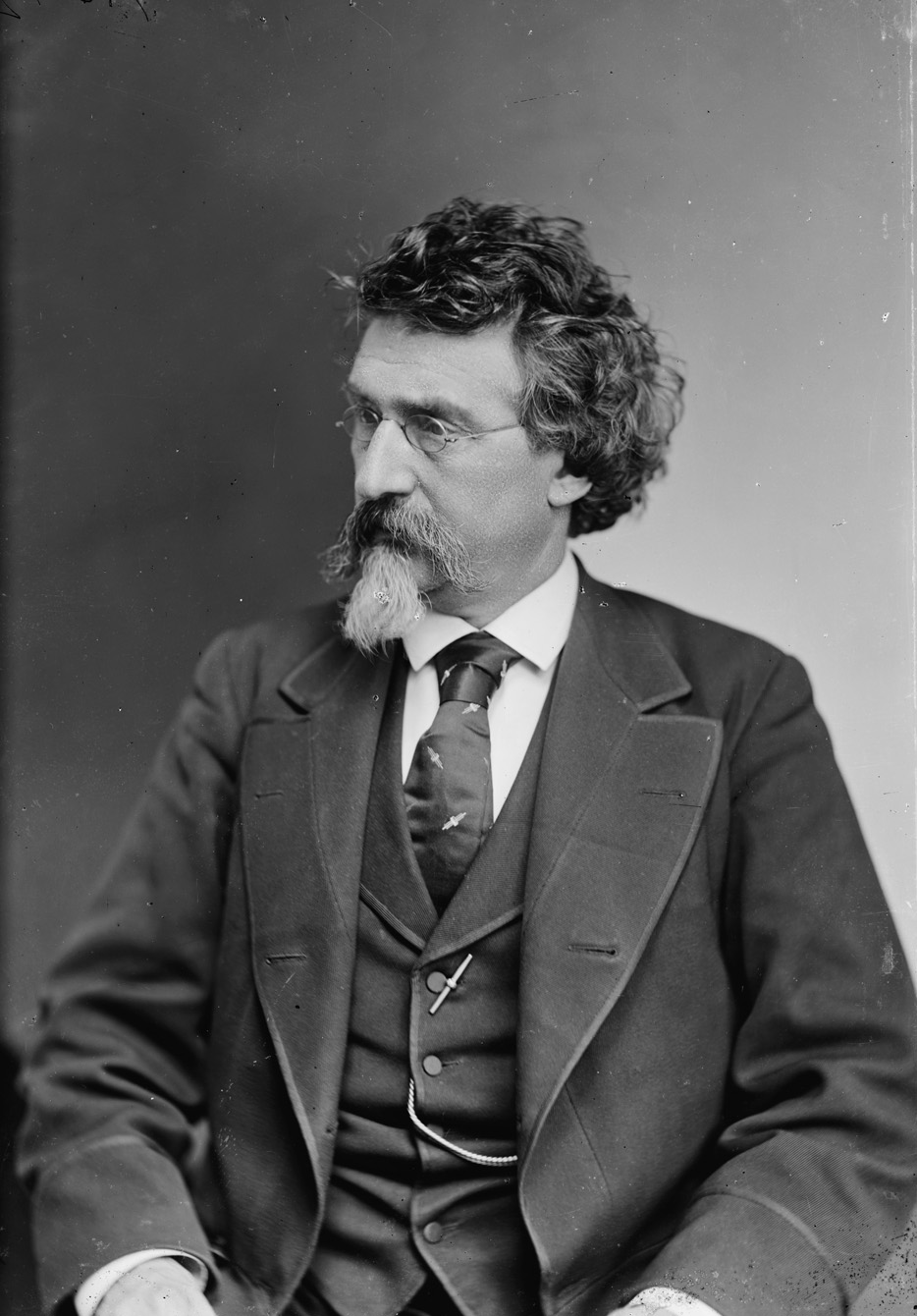 Mathew Brady in 1875, 10 years after the Civil War.