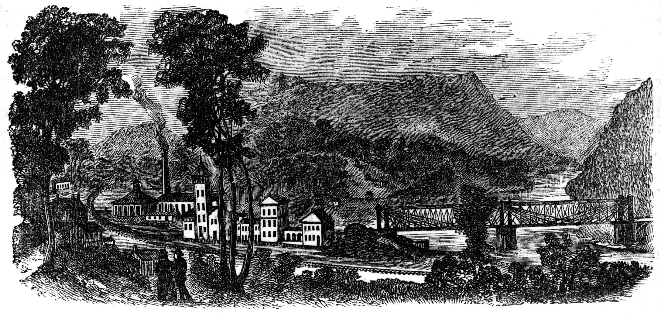 The railroad town of Grafton served as a supply base for Union operations in northwestern Virginia.