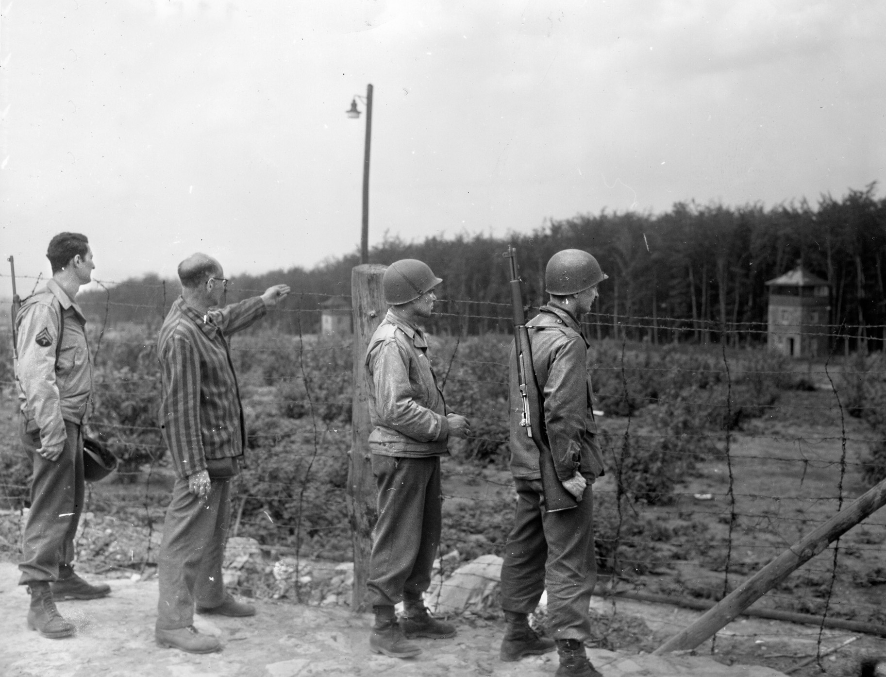 Elements of the U.S. 83rd Infantry Division liberated Langenstein-Zweiberge, a sub-camp of the Buchenwald concentration camp system, on April 11, 1945.