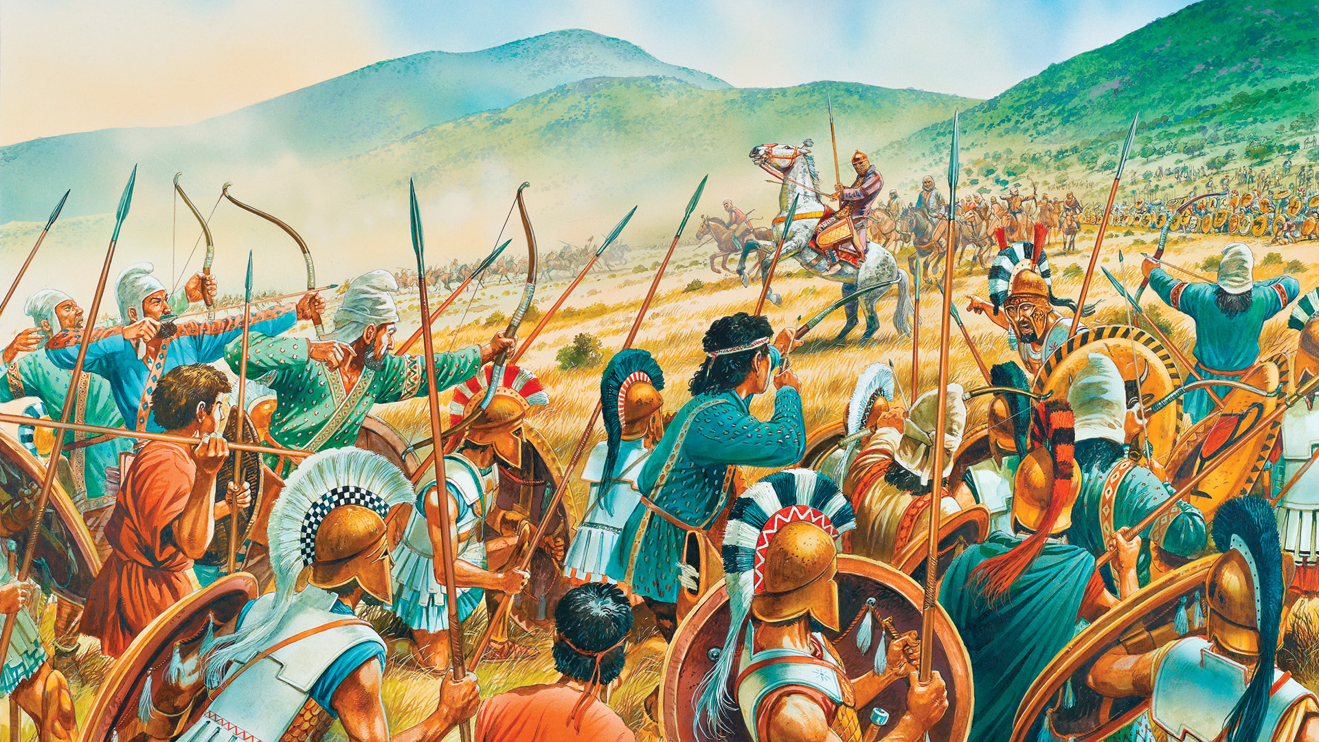 Битва при гавгамелах древняя греция. Битва при Платеях 479 г. до н.э.. Греко-персидские войны битва при Платеях. Платеи битва древняя Греция.