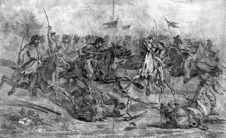 union cavalry charge