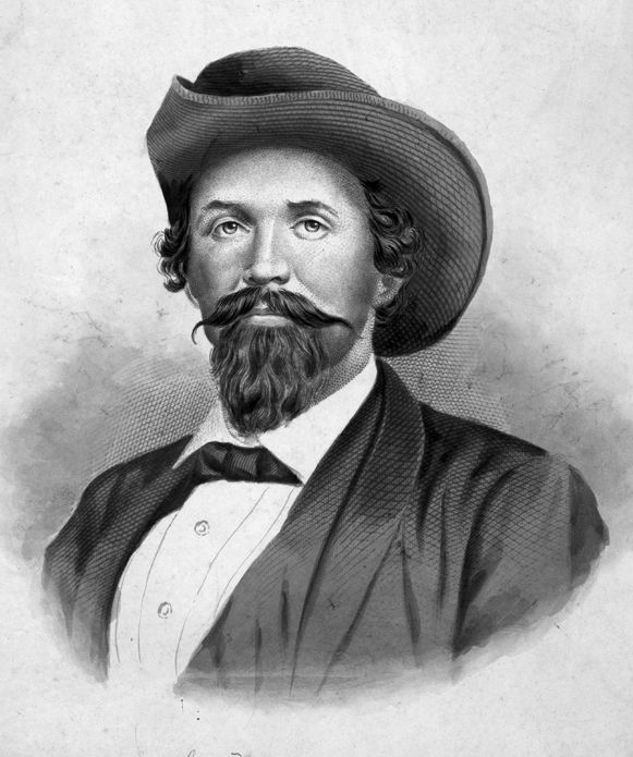 Confederate raider John Hunt Morgan.