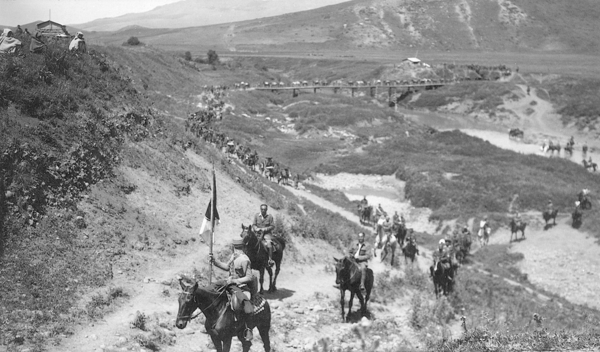 The Spanish Foreign Legion advances in Africa in 1925. The soldiers were an assortment of rogues and desperados stranger than those in the more famous French Foreign Legion. 