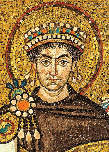 Byzantine Emperor Justinian I.
