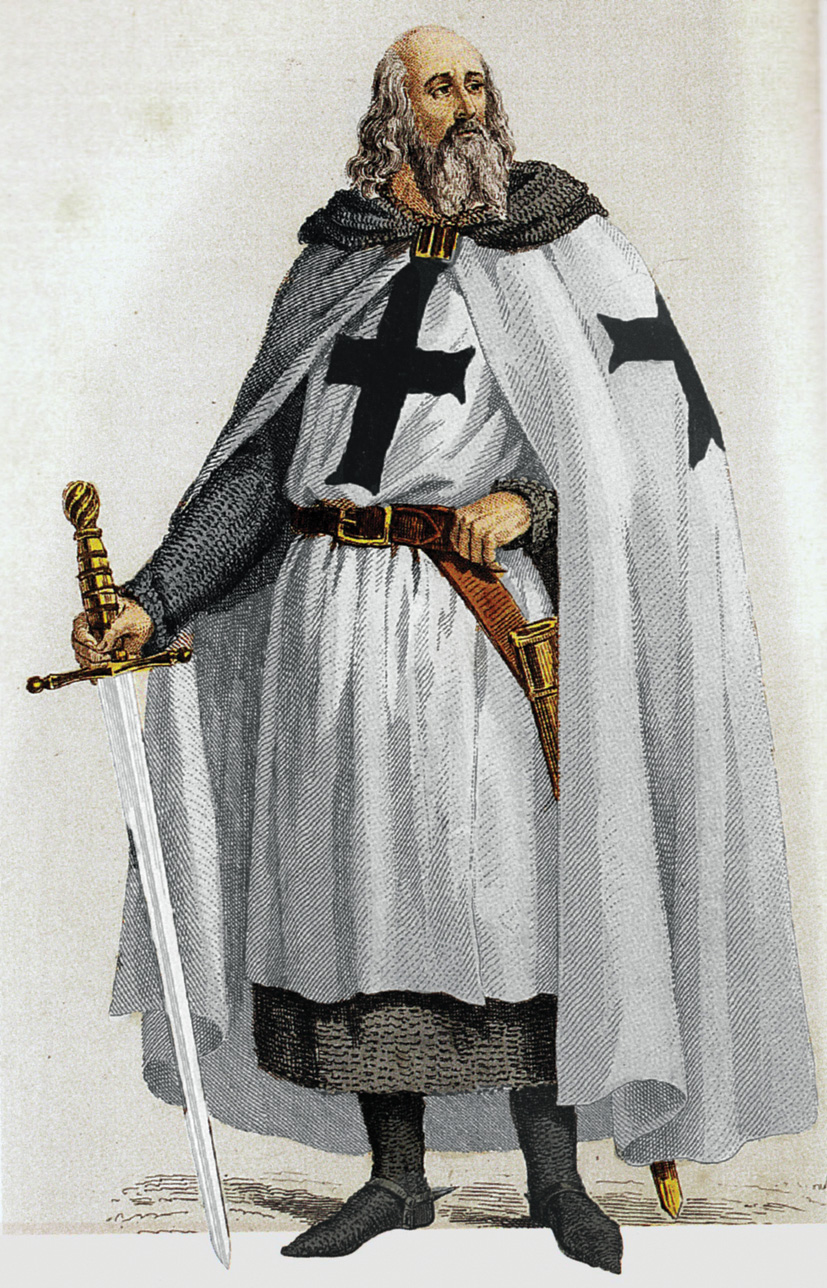 Jacques de Molay, 23rd Grand Master of the Knights Templar, was burned at the stake at the order of French King Philip IV, who saw him as a threat to his rule. 