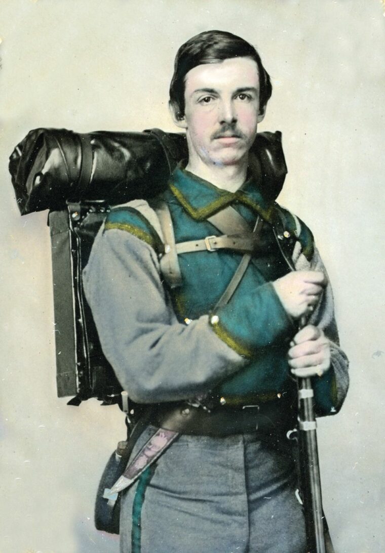 A soldier from the 11th Virginia of James Kemper’s badly depleted brigade of Virginians.