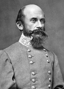 Confederate general Richard Ewell at Gettysburg