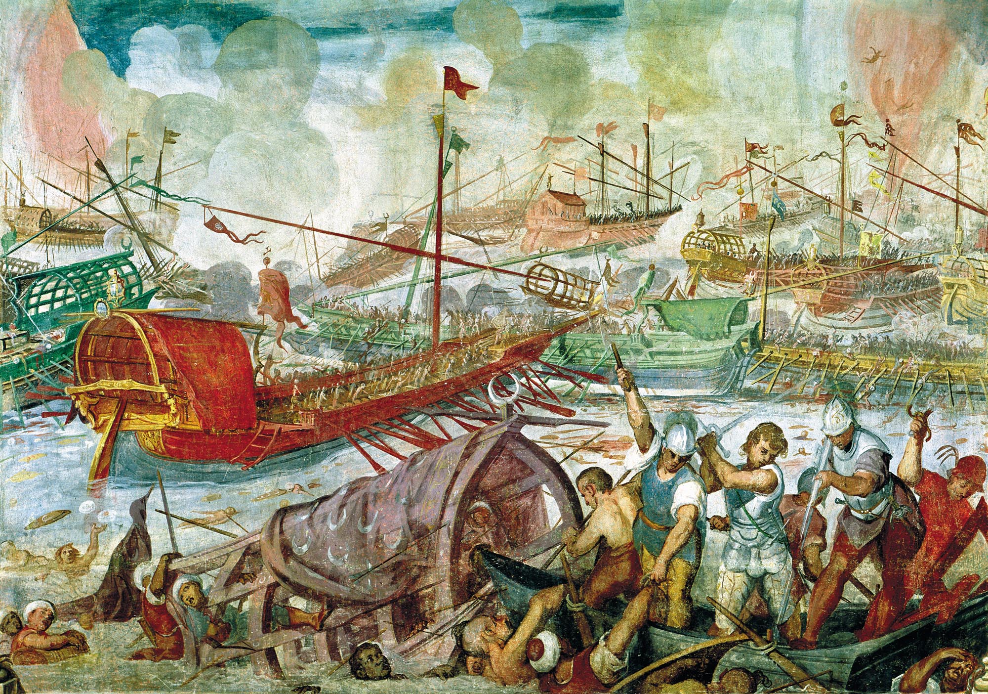 Сообщение о 1 морской победе римлян. Битва у Лепанто 1571. Морская битва при Лепанто. Морское сражение при Лепанто. Сражение у Лепанто.
