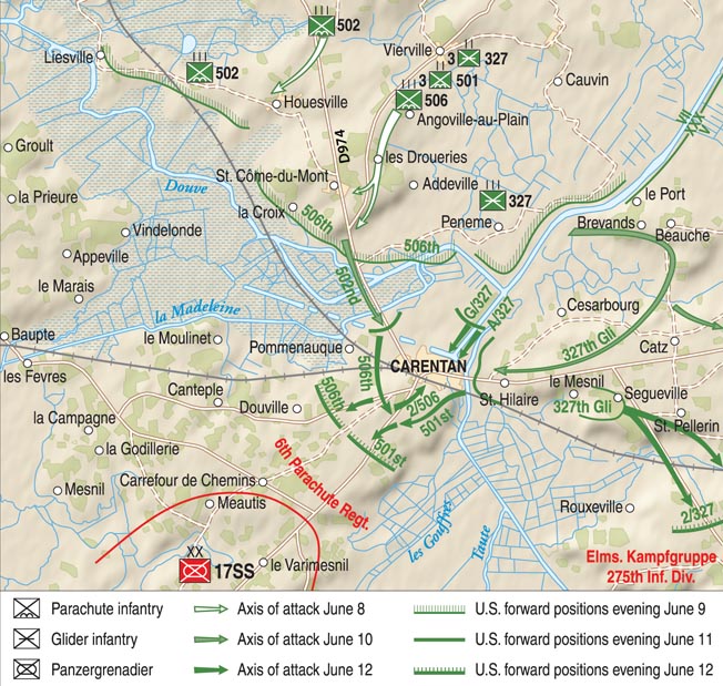 band of brothers and the battle for carentan