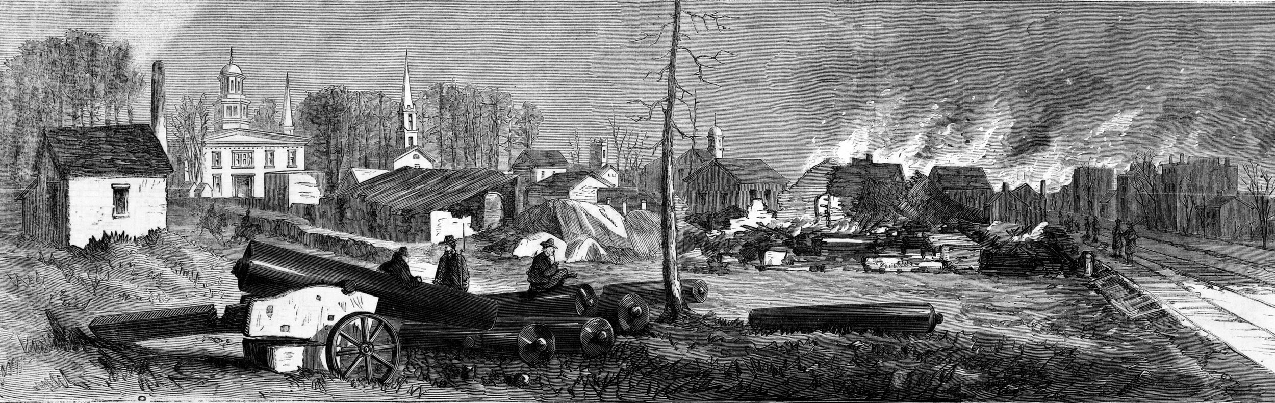 Sherman burned Atlanta to the ground as his troops set out for Savannah on November 15.