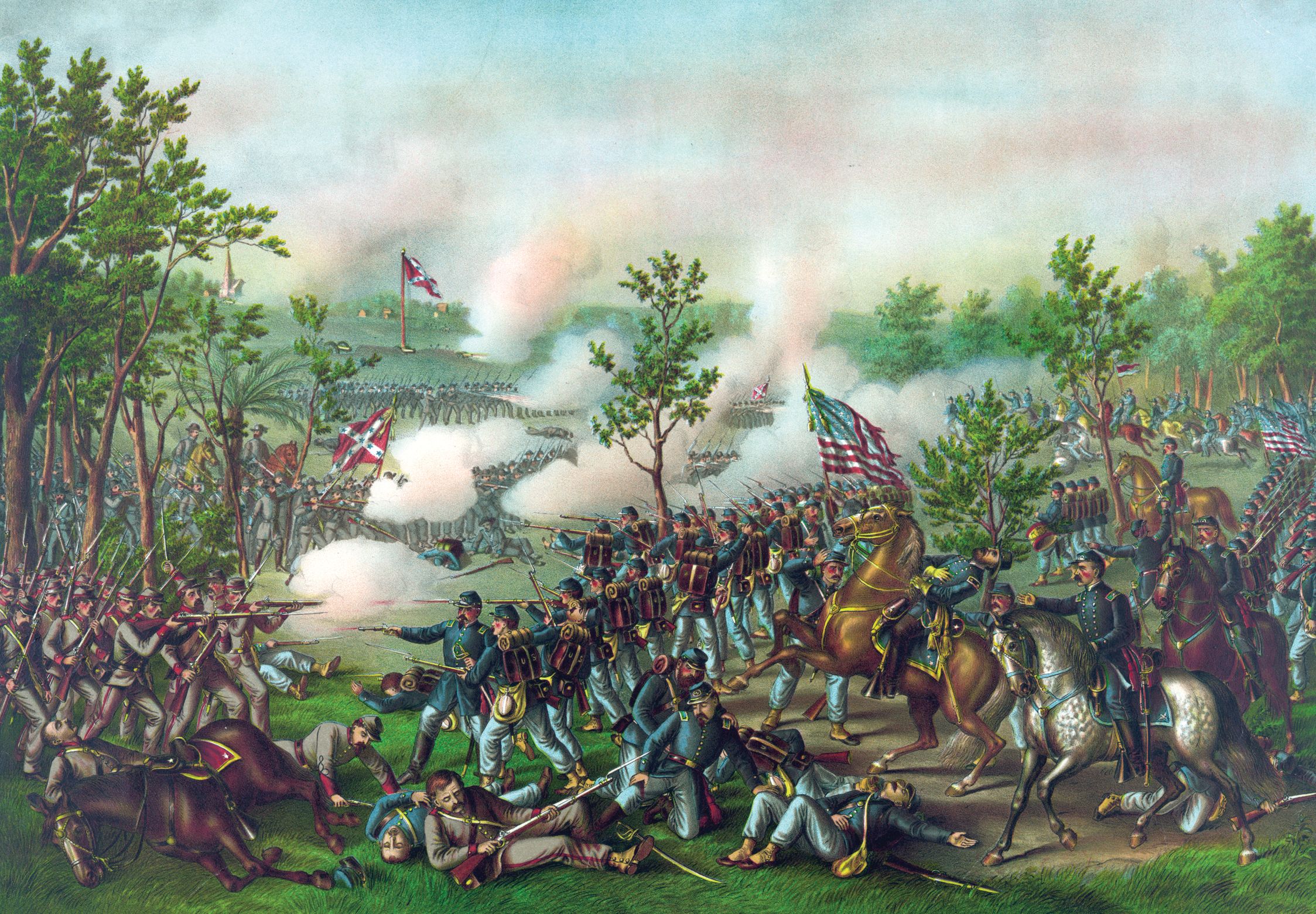 In the battle of Atlanta fought on July 22 east of the city, General John Bell Hood’s Army of Tennessee suffered heavy losses it could not afford if the Confederates were to hold the city.