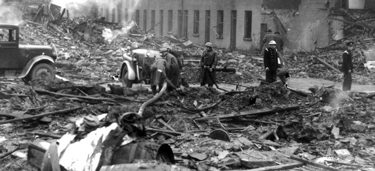 bombing ireland during world war ii
