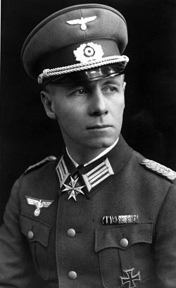 A photograph of Erwin Rommel in 1934.