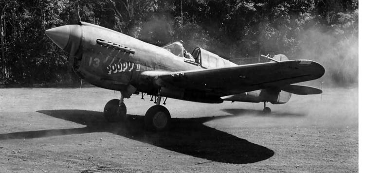 P-40 fighter pilot