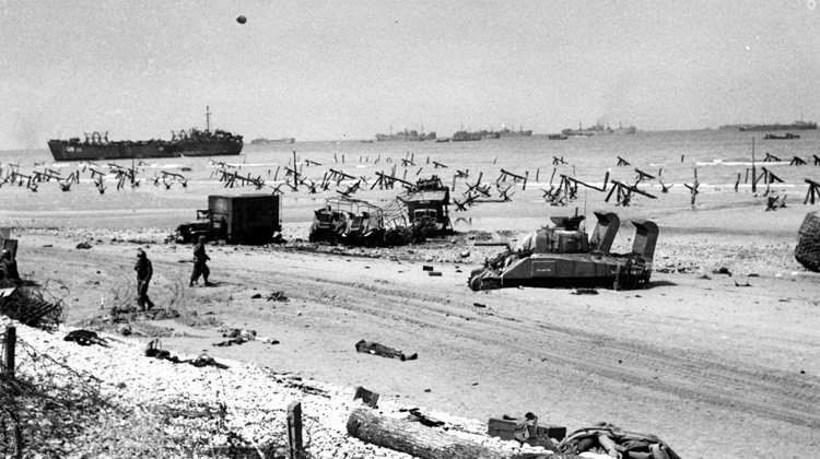 D-Day Landing on Omaha Beach